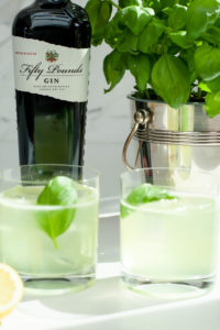 Basil Smash cocktail