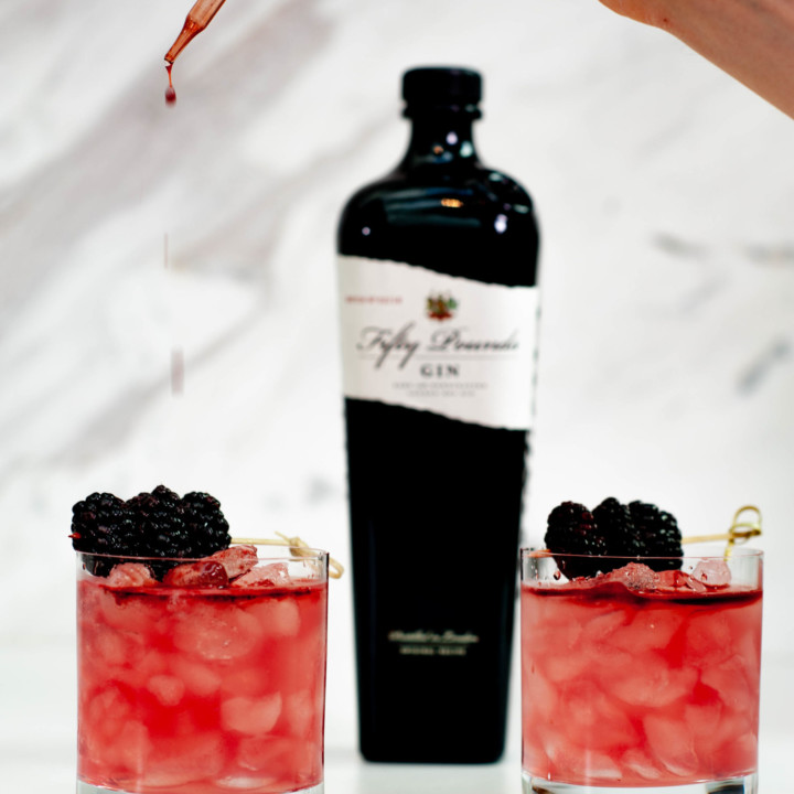 Fifty Pounds Gin Cocktail Bramble