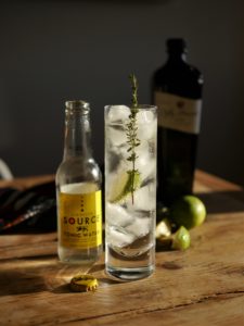 Fifty Pounds Gin lime and Thyme serving suggestions, choosing tonic waters