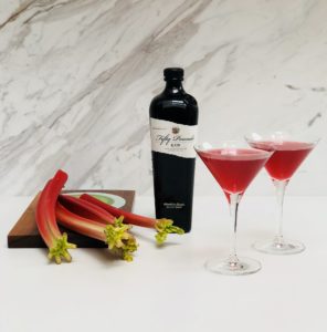 Rhubarb gin