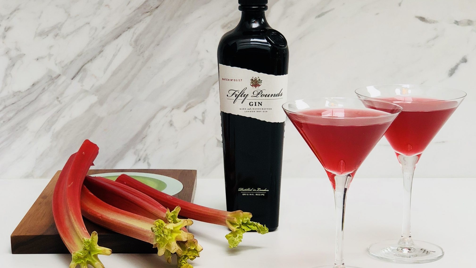 Rhubarb gin